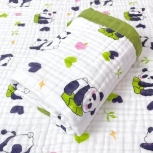 Baby 6-layer gauze towel, high-density cotton, quick-dry, absorbent & multi-functional for all-day comfort.